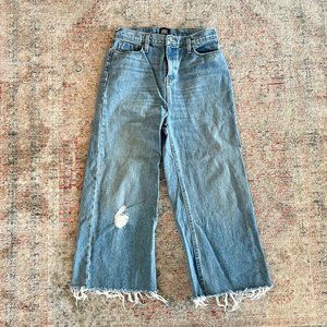 UO Ultra High Rise Wide Leg Ankle Jeans